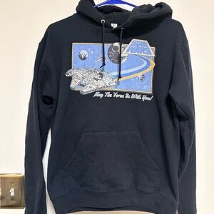 Vintage Star Wars Black Hoodie for Men